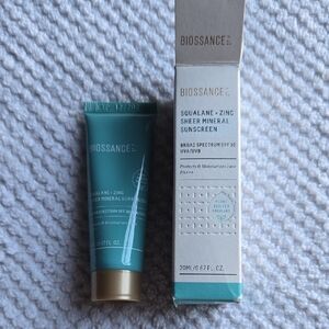 Biossance Squalane + Zinc Sheer Mineral Sunscreen - Teal